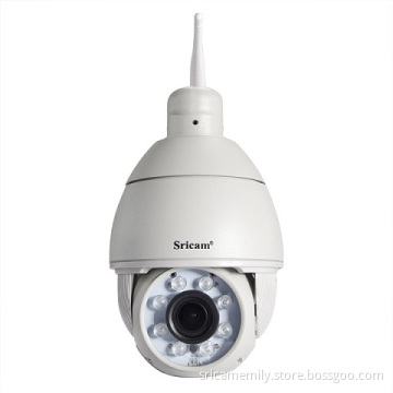 Sricam SP008 HD 720P Pan Tilt Zoom Outdoor IR-CUT Infrared Night Vision Wireless Wifi P2P IP Camera